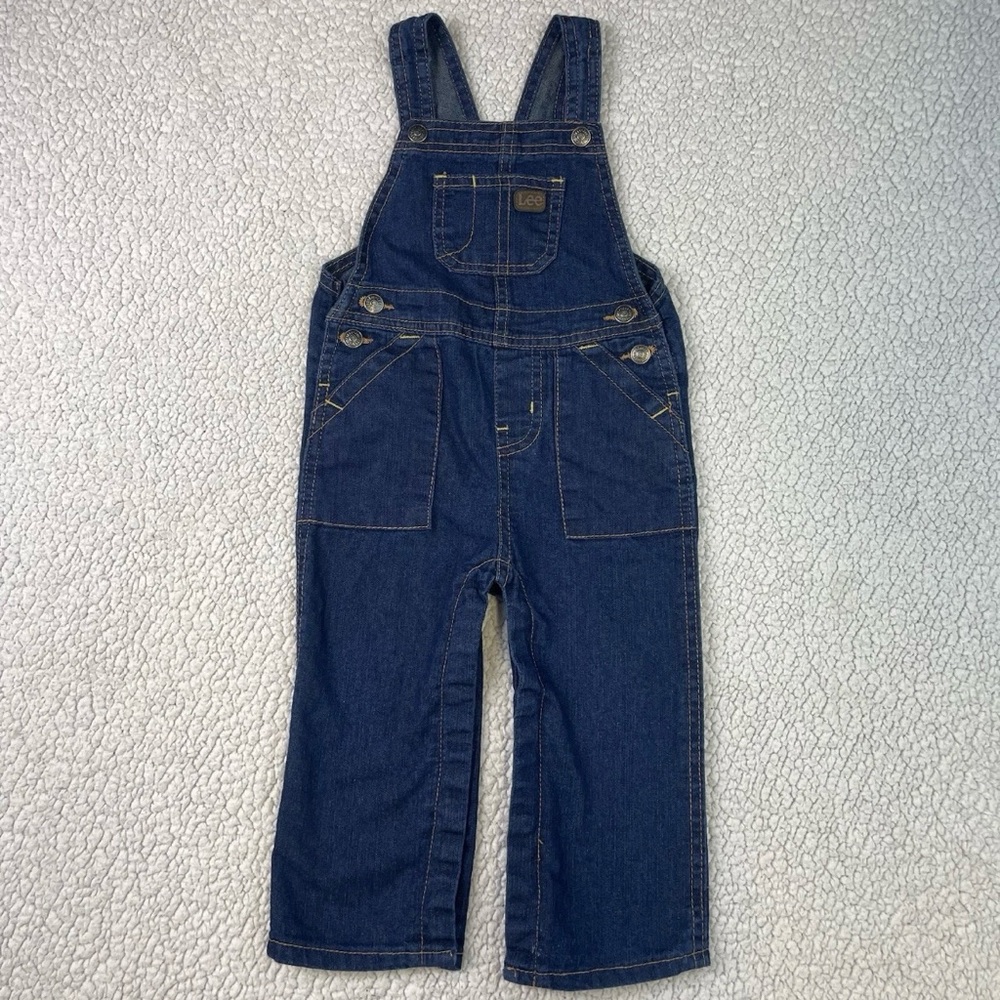 Levi's Toddler Boys Size 18M Blue Denim Overalls